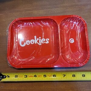 Red Cookie Serving Tray